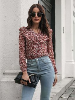 Oh Rare - Floral Print Top