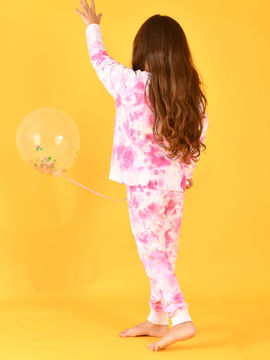 Pink tie dye sweatshirt clearance