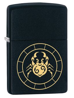 Zippo - Cancer Zodiac Sign Design Windproof Pocket Lighter