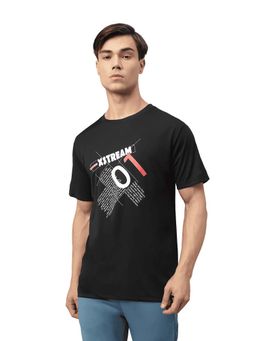 Dida - Men Black Crew Neck Regular Fit T-Shirt