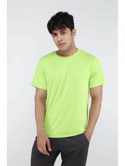 Dida - Men Green Crew Neck Regular Fit T-Shirt