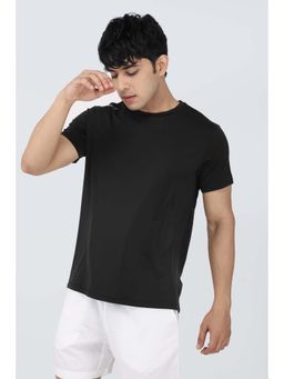 Dida - Men Black Crew Neck Regular Fit T-Shirt