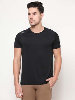 Dida - Men Black Crew Neck Regular Fit T-Shirt