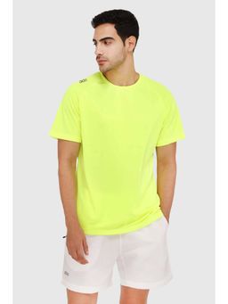 Dida - Men Yellow Crew Neck Regular Fit T-Shirt