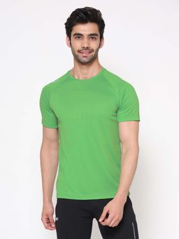 Dida - Men Green Crew Neck Regular Fit T-Shirt