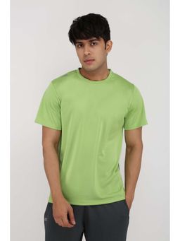Dida - Men Green Crew Neck Regular Fit T-Shirt