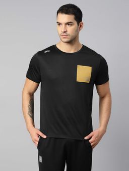 Dida - Men Black Crew Neck Regular Fit T-Shirt
