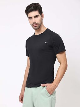Dida - Men Black Crew Neck Regular Fit T-Shirt