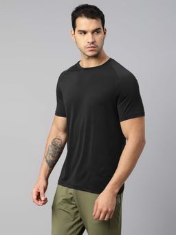 Dida - Men Black Crew Neck Regular Fit T-Shirt