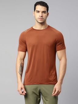 Dida - Men Rust Crew Neck Regular Fit T-Shirt