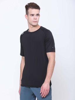 Dida - Men Black Crew Neck Regular Fit T-Shirt