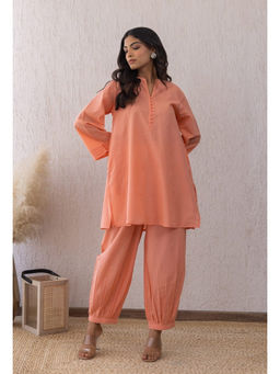 Tara-C-Tara - Women Peach Co-Ord Set