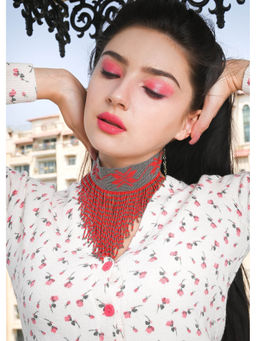 Odette - Multicolour Metal Necklace