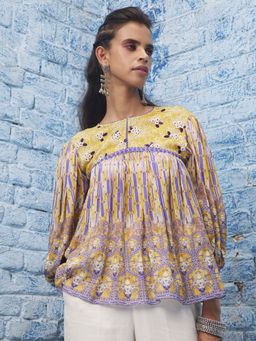 Bhanuni by Jyoti - Multi-Colour Printed Top