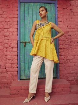 Bhanuni by Jyoti - Tuscany Yellow Top