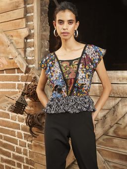 Bhanuni by Jyoti - Multicoloured Top