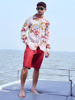 Nirmooha - Patola Printed Lurex Shirt