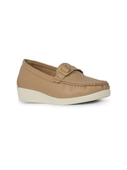 Bata Comfit - Tan Loafers for Women for Everyday Wear