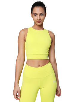 Silvertraq - Padded Cross Back Bra Lime