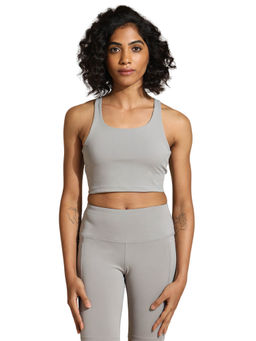 Silvertraq - High Impact Action Bra With Clasp Cloud Grey