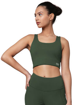 Silvertraq - High Impact Action Bra With Clasp Sage