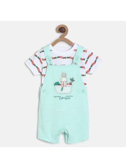 MINI KLUB - Baby Boys Multi Dungaree Set (Set of 2)