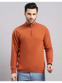 Monte Carlo - Men's Regular Fit Winter Rust Sweater