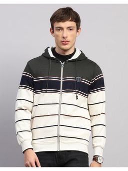 Monte Carlo - Men Regular Fit Winter Multicolour Hoodie