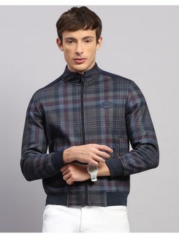 Monte Carlo - Men Regular Fit Winter Navy Blue Sweatshirt