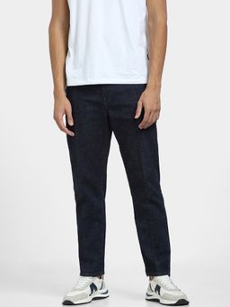Jack & Jones - Men Solid Dark Blue Jeans