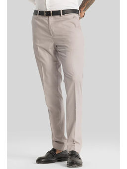 Snitch - Ethereal Essence Beige Solid Trouser