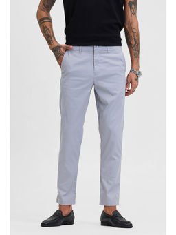 Snitch - Grey Solid Light Weight Trouser
