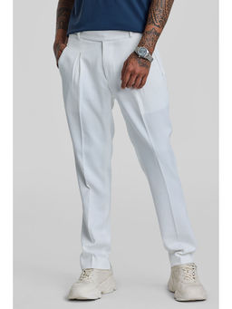 Snitch - White Relaxed Fit Korean Trouser