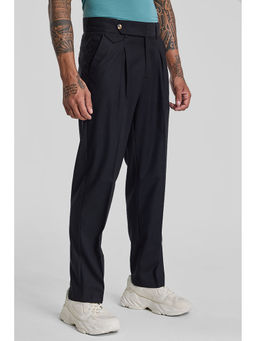 Snitch - Black Relaxed Fit Korean Trouser