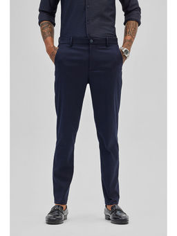 Snitch - Navy Blue Slim Fit Trouser