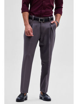 Snitch - Grey Slim Fit Stretch Trouser
