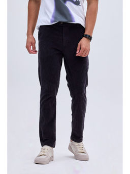 Snitch - Grey Corduroy Slim Fit Trouser