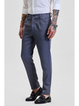 Snitch - Blue Slim Fit Straight Trouser