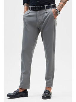 Snitch - Grey Stretch Slim Fit Trouser