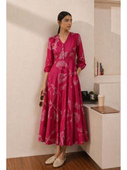 DECKEDUP - Magenta Daisey Daze Dress