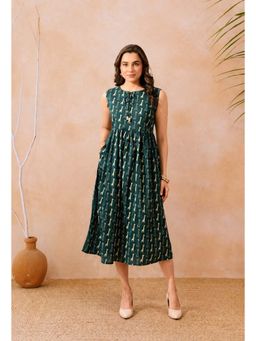 DECKEDUP - Teal Jungle Jim Dress