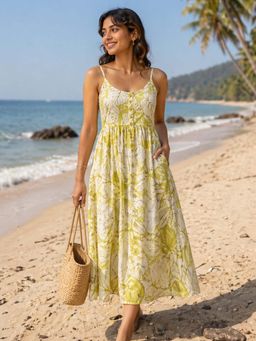 DECKEDUP - Green Sun-Kissed Dress