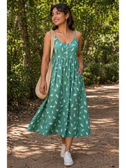 DECKEDUP - Teal Wanderlust Dress