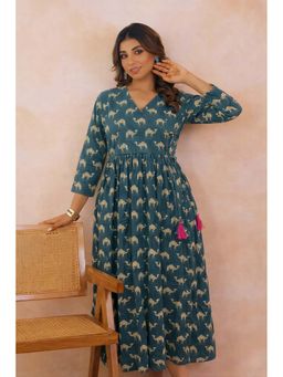 DECKEDUP - Teal Oasis Dress
