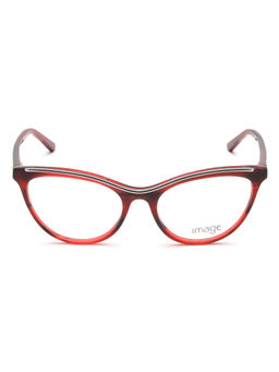 IMAGE - Cat Eye IM2803C3FR Red Medium Eyeglass Frames