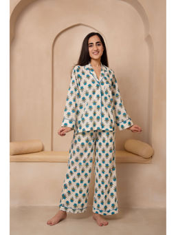 POMCHA - Dhoop Chaav Saanjh White Co-Ord (Set of 2)