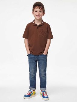 United Colors of Benetton - Blue Solid Slim Fit Jeans