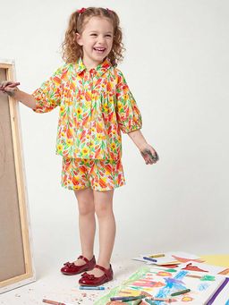 United Colors of Benetton - Multi-Color Printed Regular Fit Shirt