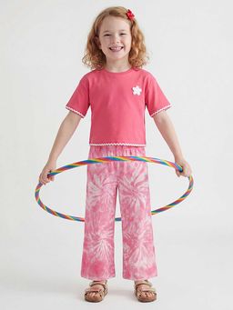 United Colors of Benetton - Pink Solid Comfortable Fit T-Shirt