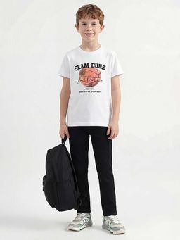 United Colors of Benetton - Slim Fit Solid Mid Rise Jeans Black